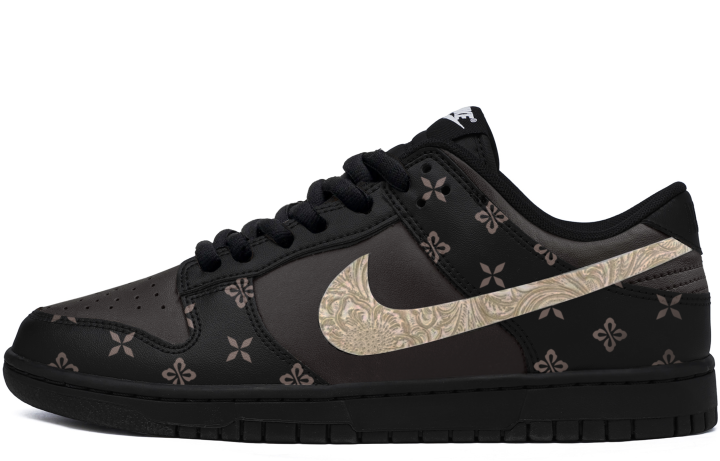 Nike Nike Dunk Skateboard Shoes Men's Low Top Black/Gold