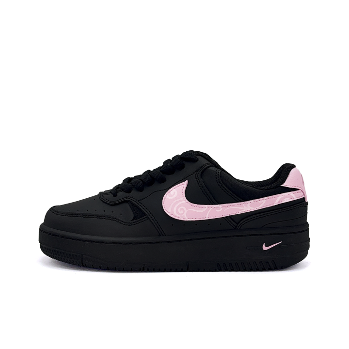 Nike Nike Gamma Force Black White Peach Flavor Bubbles Low top Skateboard Shoes Women's Black Pink