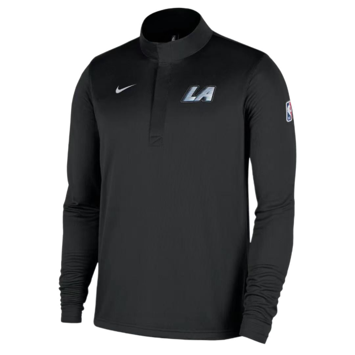 Nike Nike NBA Soccer Jerseys Unisex Black Stand Collar
