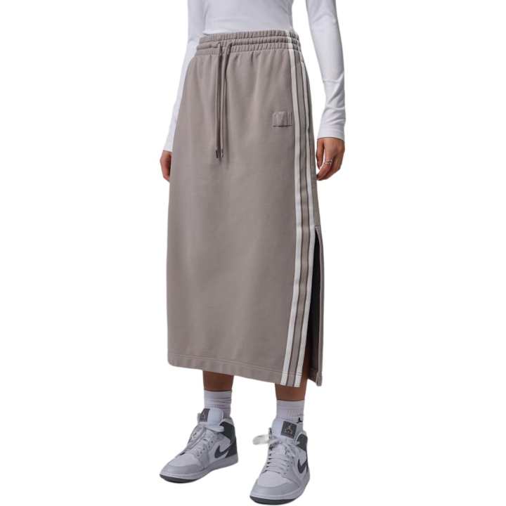 Jordan Jordan Flight Fleece Casual Long Skirts Women's Pebble Moderate Other