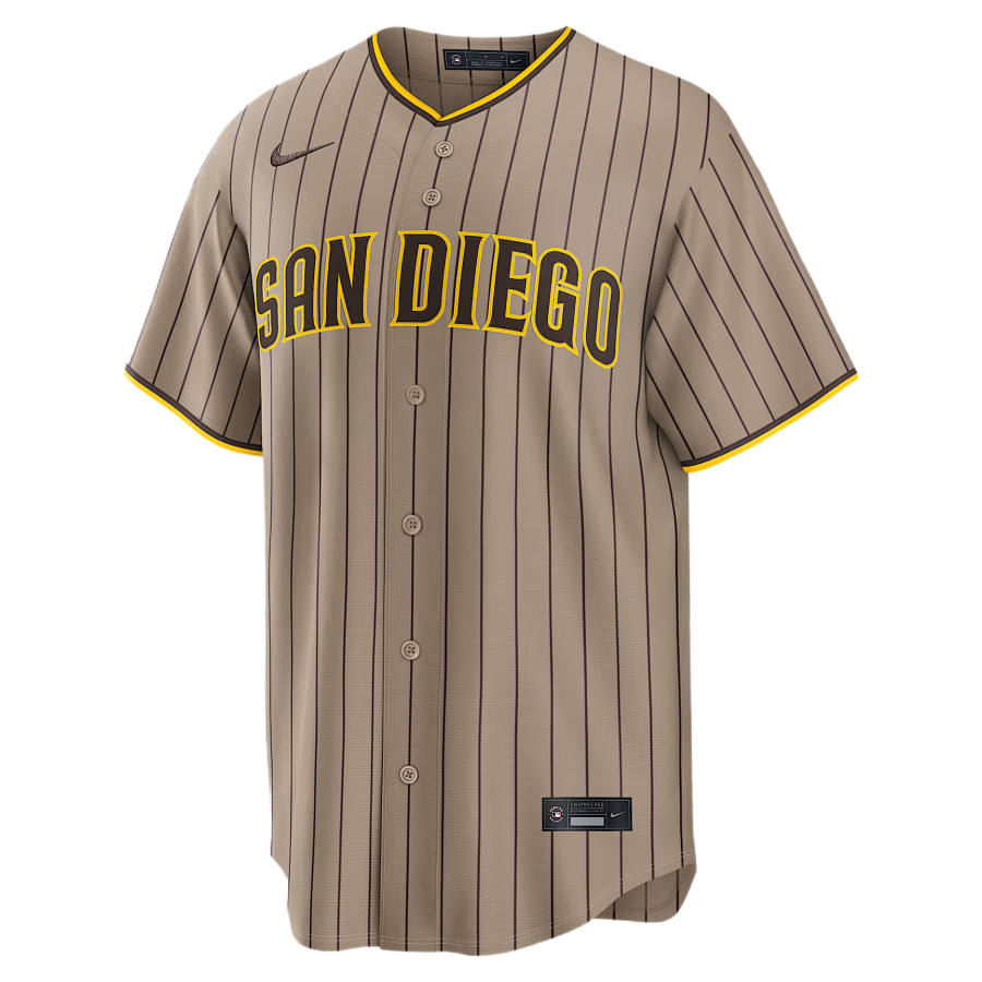Nike Nike San Diego Padres Sportswear Men's Khaki V Neck Moderate