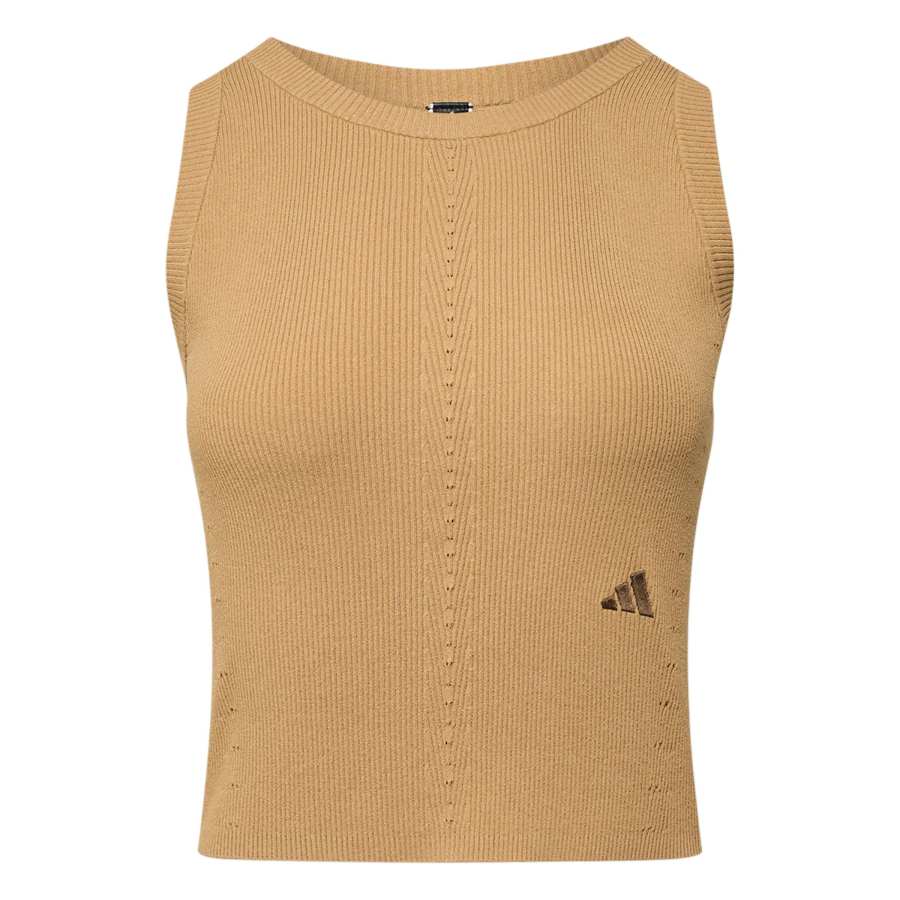 Adidas Adidas Tank Tops Women's Yellow Cardboard Crew Neck Moderate Other