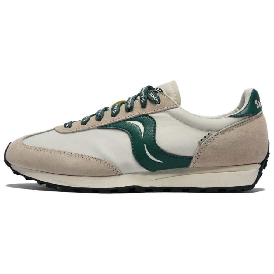 Saucony Trainer 80 Casual Shoes Unisex White Gray Green