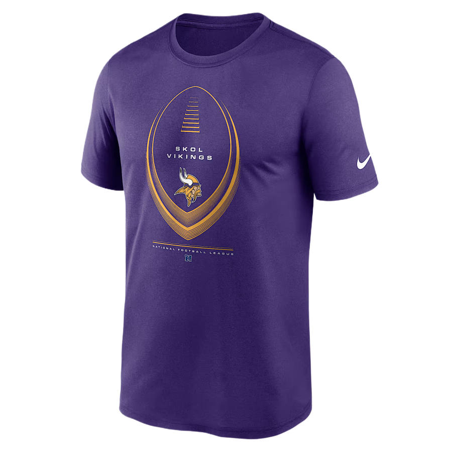 Nike Nike T Shirts Men's Purple Crew Neck Moderate