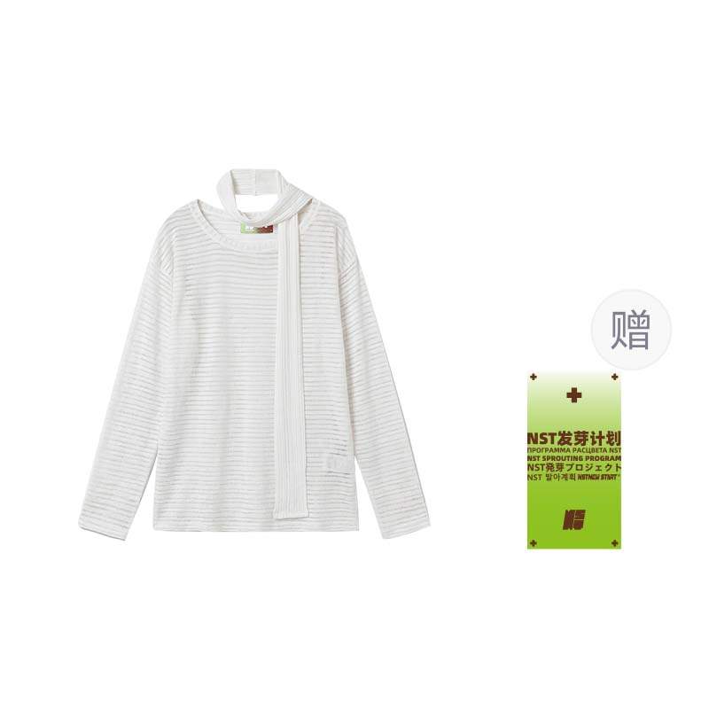 NSTNEW START Knitwear Women's Crew Neck Thin Straight Fit
