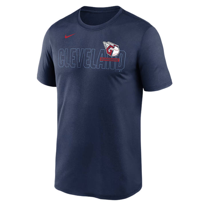 Nike Nike T Shirts Men's Marine Blue Crew Neck Moderate