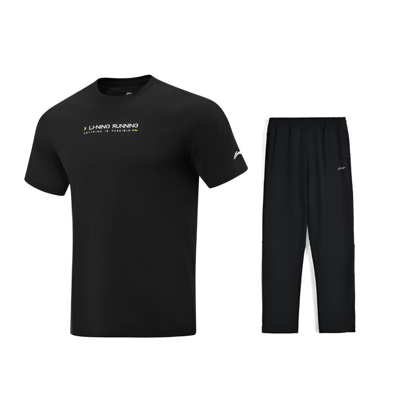 Li-Ning Li Ning Casual Sportswear Men's Crew Neck Moderate