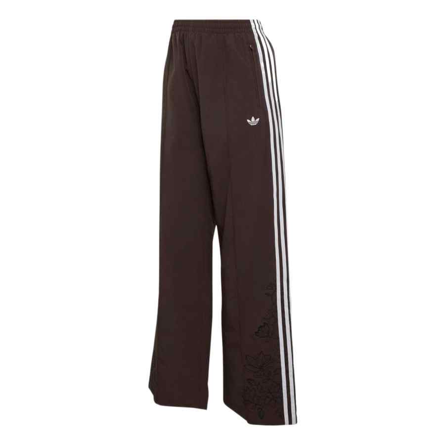 Adidas Adidas Knitted Sweatpants Women's Aurora Coffee Moderate Straight Fit Pants