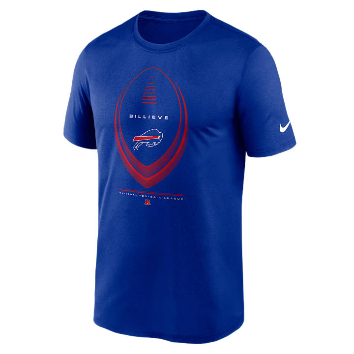 Nike Nike T Shirts Men's Royal Crew Neck Moderate
