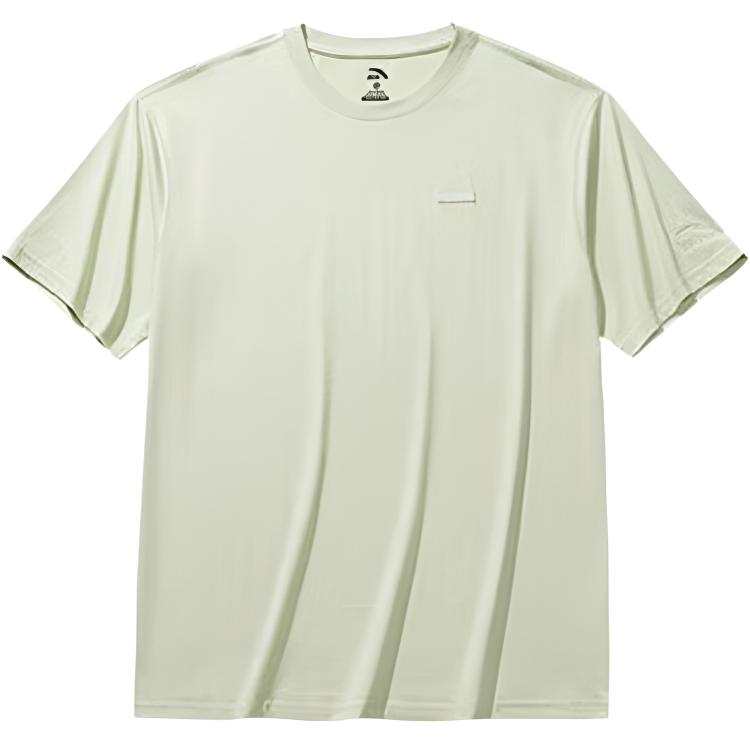 ANTA Life Collection T Shirts Men's Bubble Ice Green Crew Neck Moderate Straight Fit