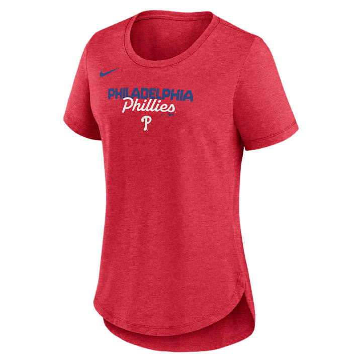 Nike Nike X MLB T Shirts Women's Red Photinia Crew Neck Moderate