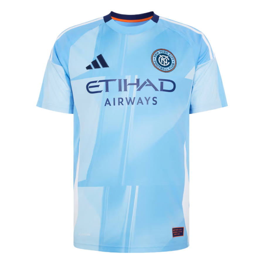 Adidas Adidas New York City FC Soccer Jerseys Men's Bahia Light Blue Crew Neck Moderate