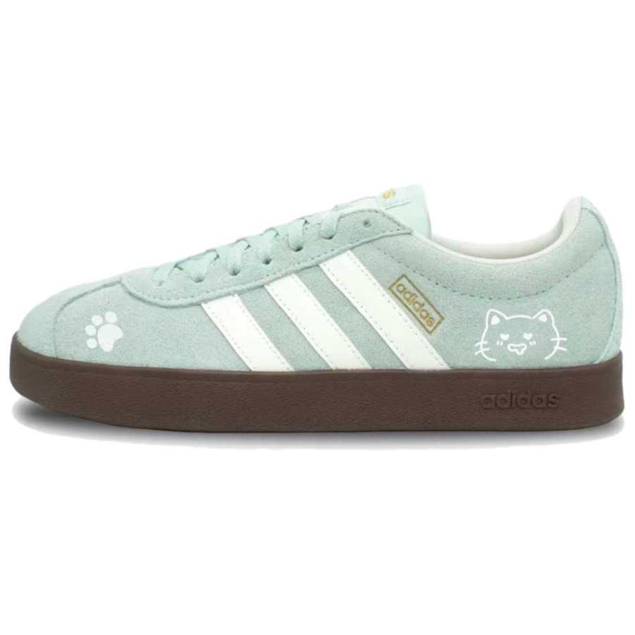 Adidas Adidas Vl Court Classic German Army Trainers Unisex Low Top Mint Green