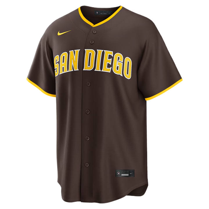 Nike Nike San Diego Padres Sportswear Men's Brown V Neck Moderate