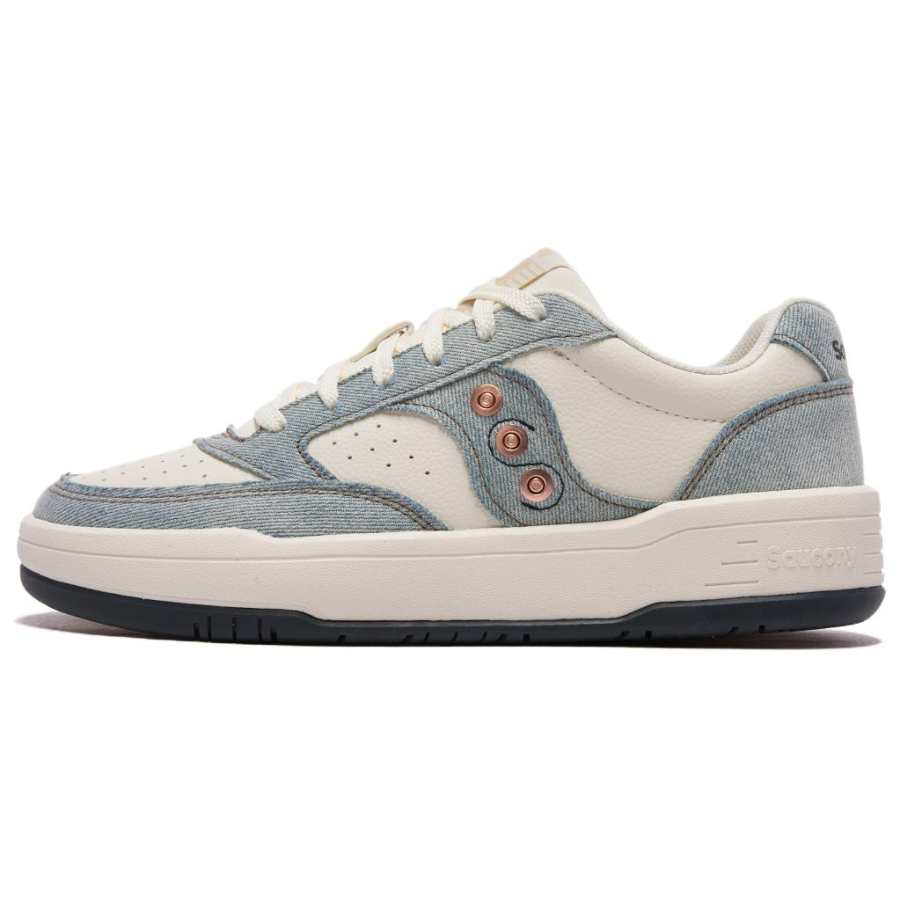 Saucony Jazz Skateboard Shoes Unisex Blue Beige