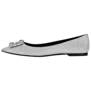 Roger Vivier Abrasion Resistant Casual Shoes Women's Silver