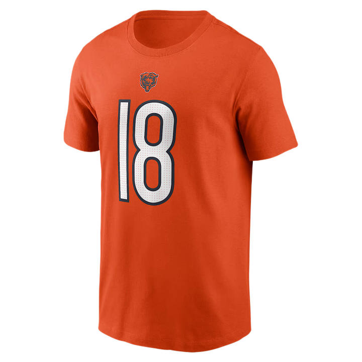 Nike Nike NFL T Shirts Men's Orange Crew Neck Moderate