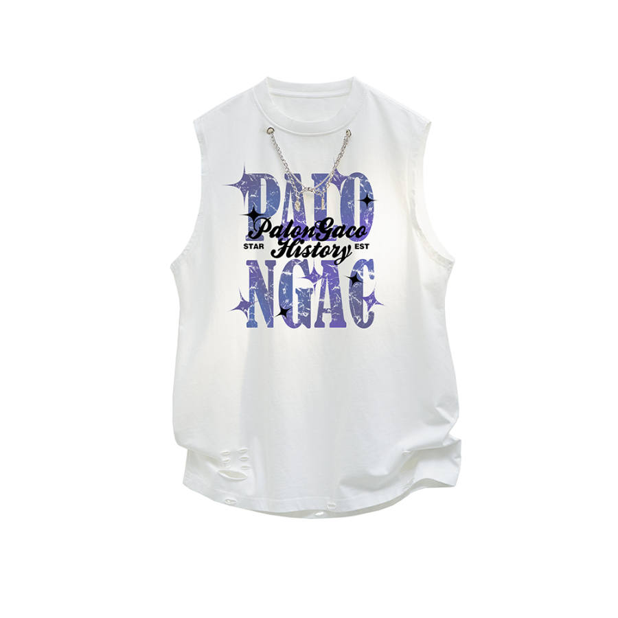 PAL ONGACO Tank Tops Unisex Crew Neck Thin Straight Fit