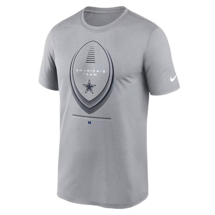 Nike Nike Dri Fit T Shirts Men's Gray Crew Neck Moderate