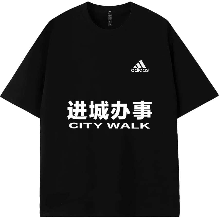 Adidas Adidas MUST HAVES T Shirts Unisex Black Crew Neck Moderate Straight Fit