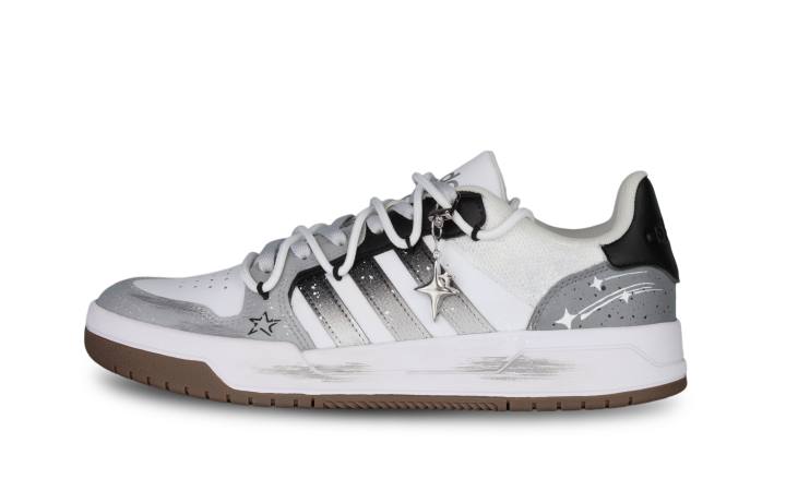 Adidas Adidas ENTRAP Skateboard Shoes Unisex Low Top White/Silver Gray