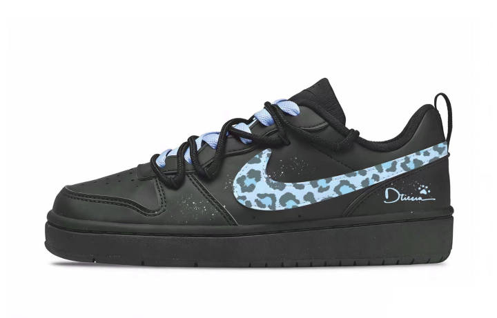 Nike Nike Court Borough Skateboard Shoes Unisex Low Top Black, Blue
