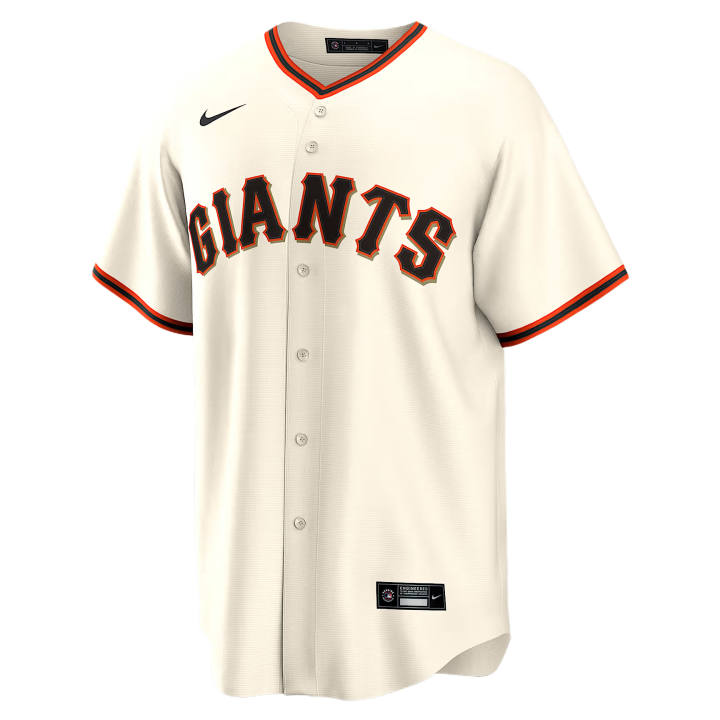 Nike Nike Baseball Jerseys Men's Cream V Neck Moderate