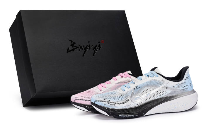 Nike Nike Pegasus 42 Running Shoes Men's Low Top Black/White/Blue/Pink