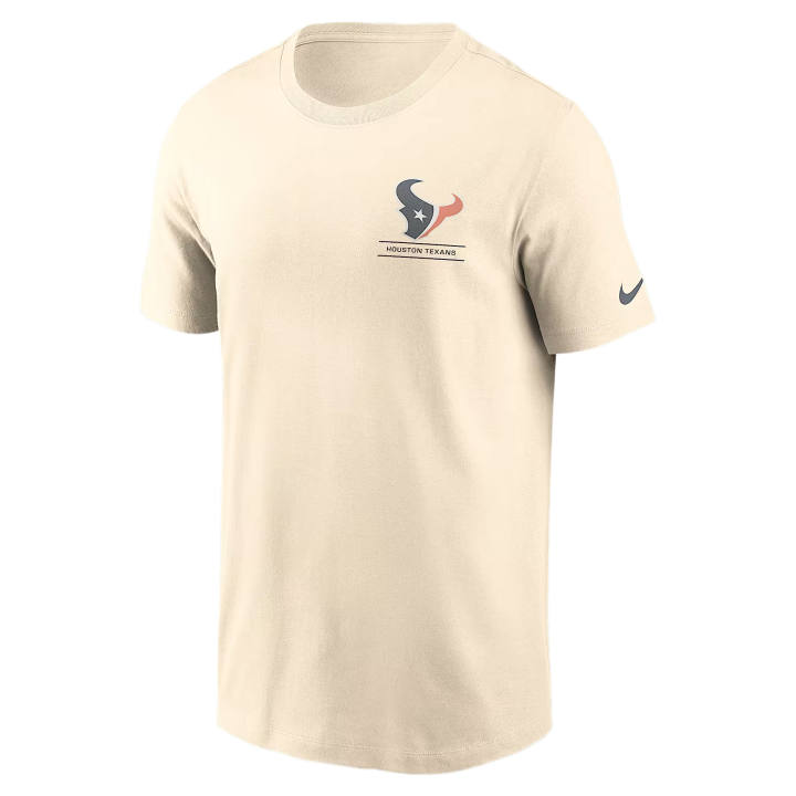 Nike Nike NFL T Shirts Men's Natural Crew Neck Moderate