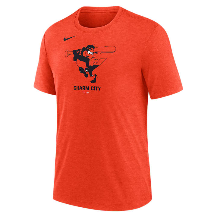 Nike Nike Baltimore Orioles T Shirts Men's Orange Crew Neck