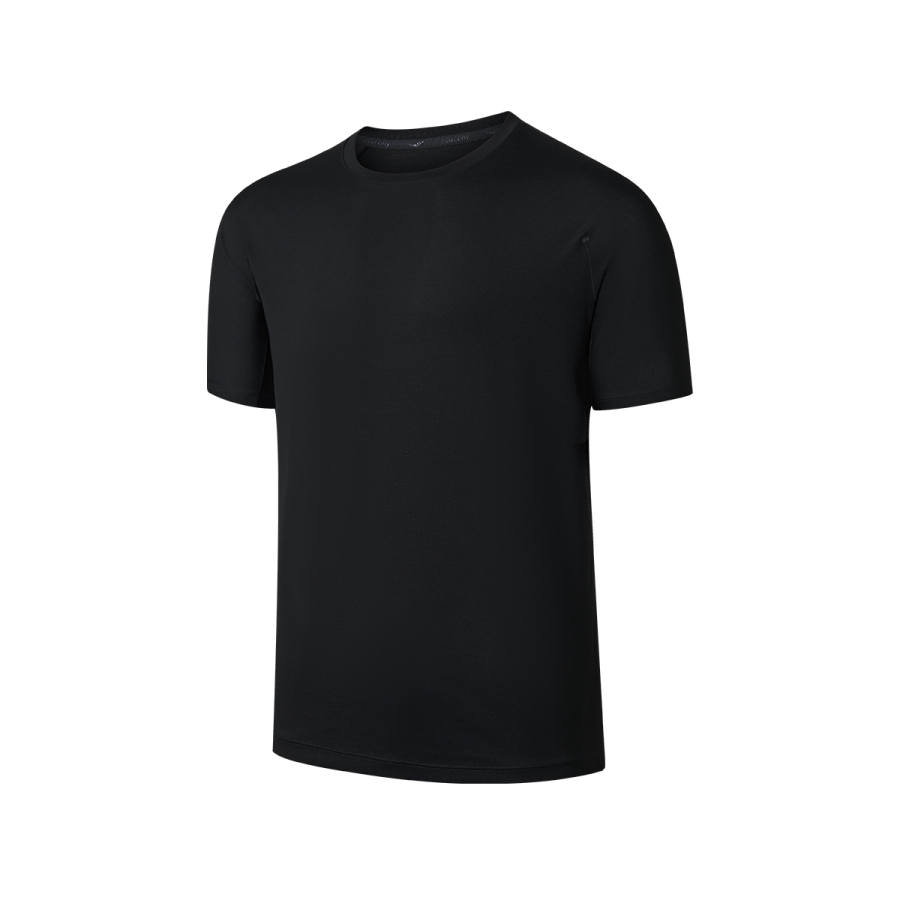 Saucony T Shirts Men's Jet Black Crew Neck