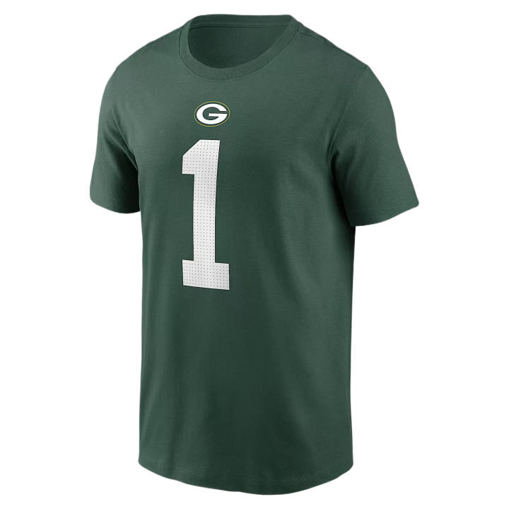 Nike Nike NFL T Shirts Men's Green Crew Neck Moderate