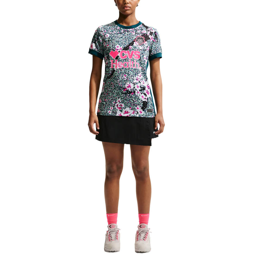 Nike Nike Washington Spirit Soccer Jerseys Women's Green Enamel Crew Neck Moderate