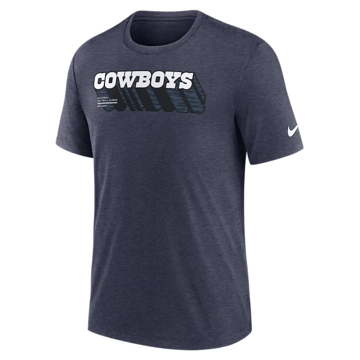 Nike Nike NFL T Shirts Men's Marine Heather Crew Neck