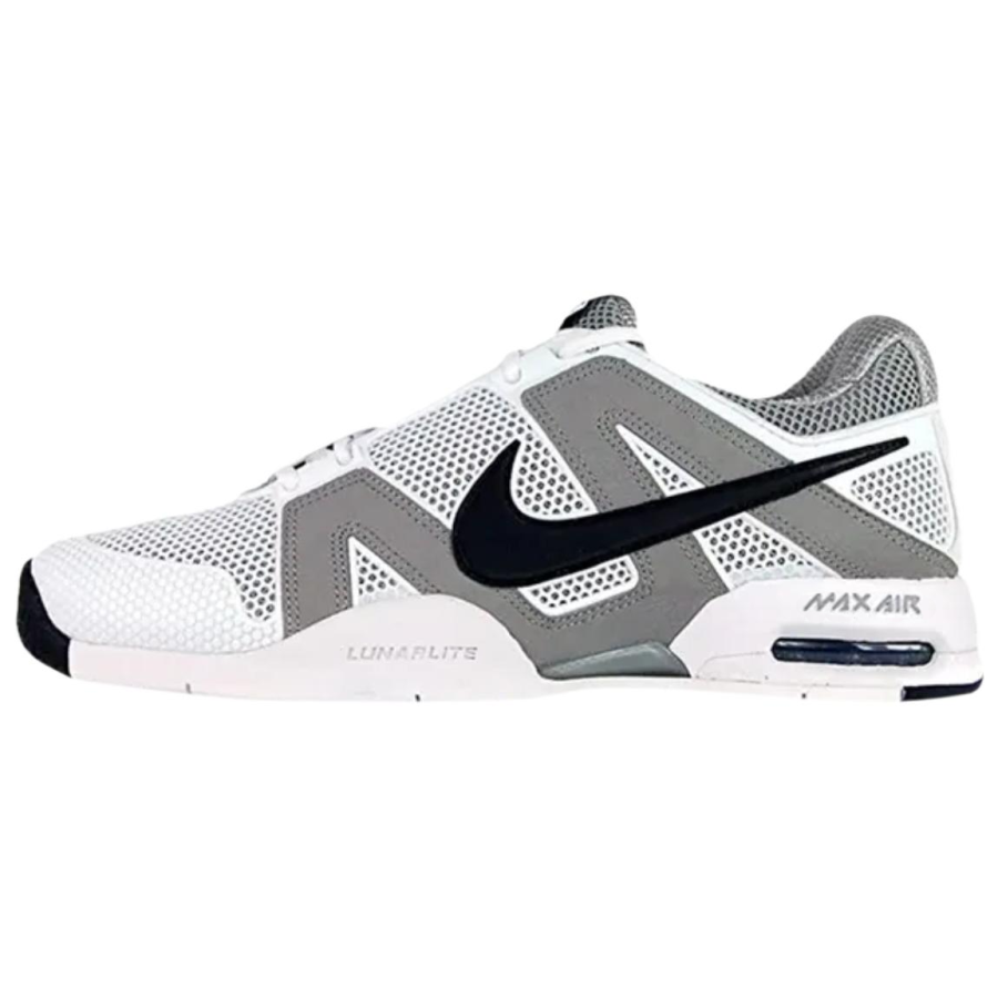 Nike Nike AIR MAX COURTBALLISTEC 2.3 Tennis Shoes Men's Low Top White Gray Black