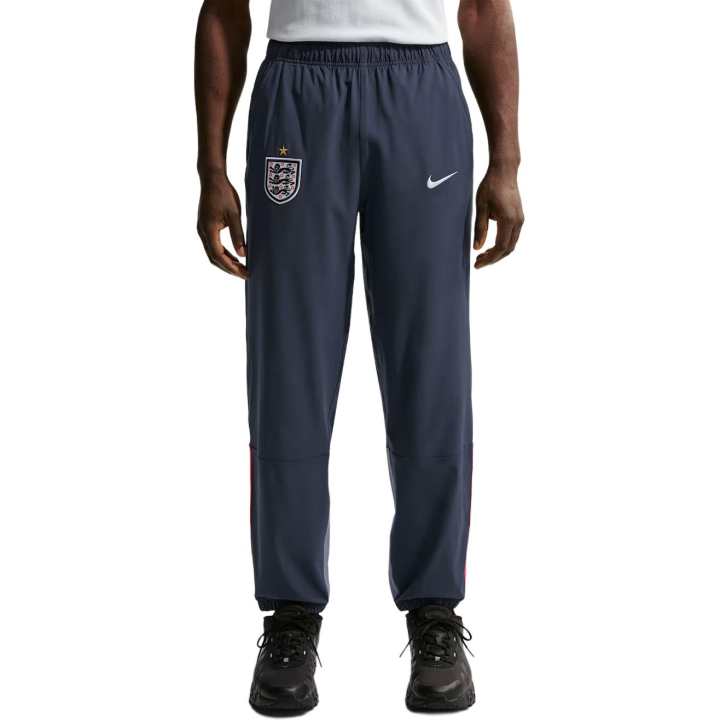 Nike Nike Dri Fit Soccer Bottoms Men's Obsidian Black/Work Blue/Speed Red/White Color Moderate Cuffed Pants