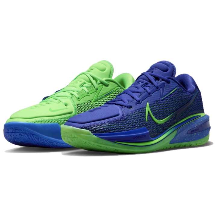 Nike Nike Air Zoom G.T. Cut 1 Coverage Rebound Grip Low top Basketball Shoes Unisex Blue Green Overseas Version