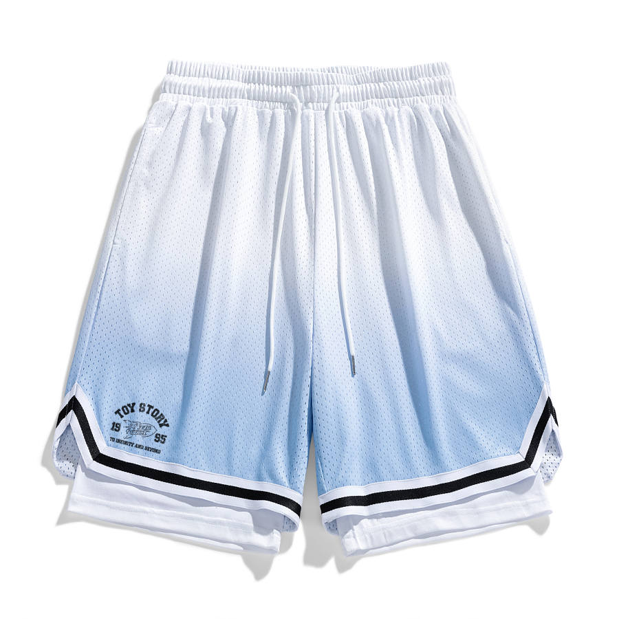 Disney Casual Shorts Unisex Moderate Straight Fit Pants
