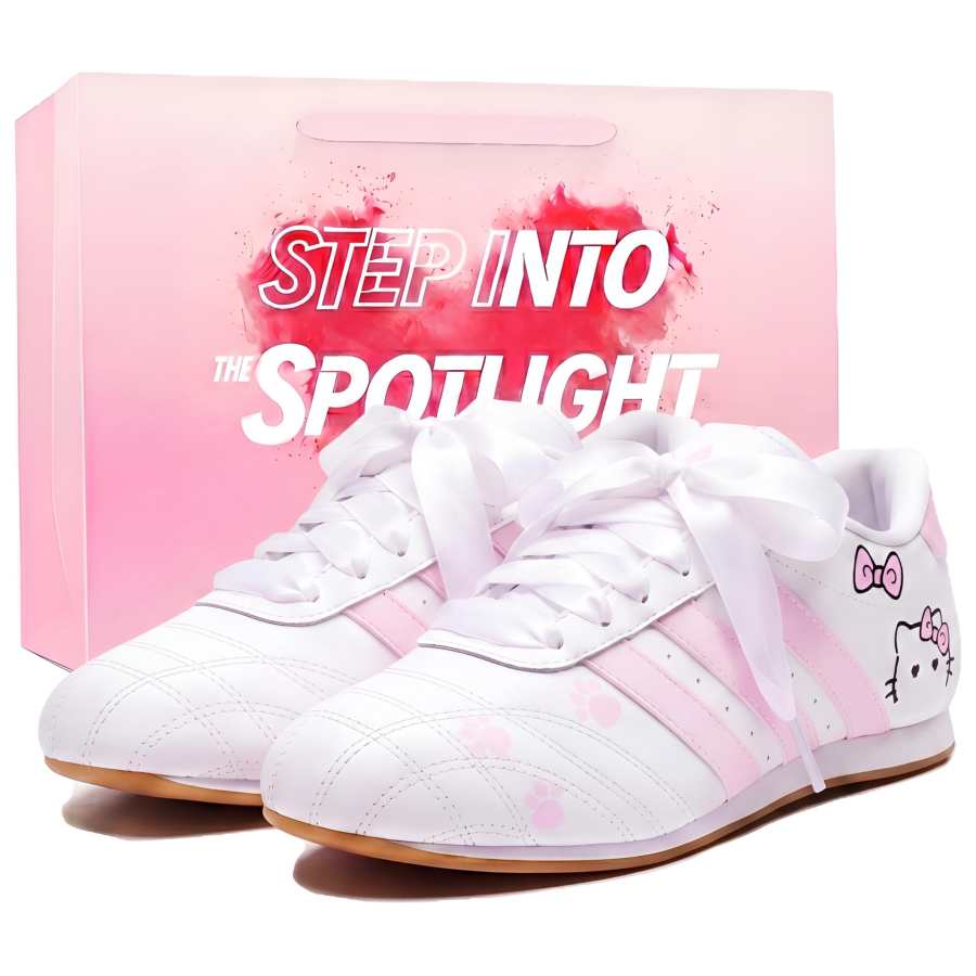 Adidas Originals Taekwondo Training Shoes Women's Low Top White Pink