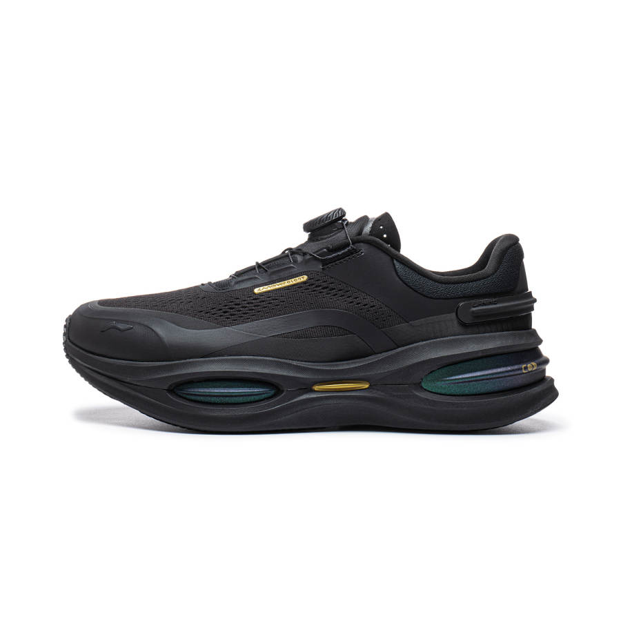 Li-Ning Li Ning Gold Logo | Running Shoes Men's Low Top Black