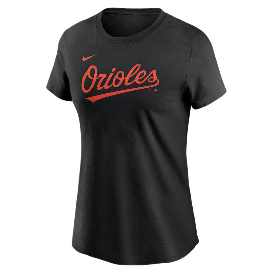Nike Nike Baltimore Orioles T Shirts Women's Black Crew Neck Moderate
