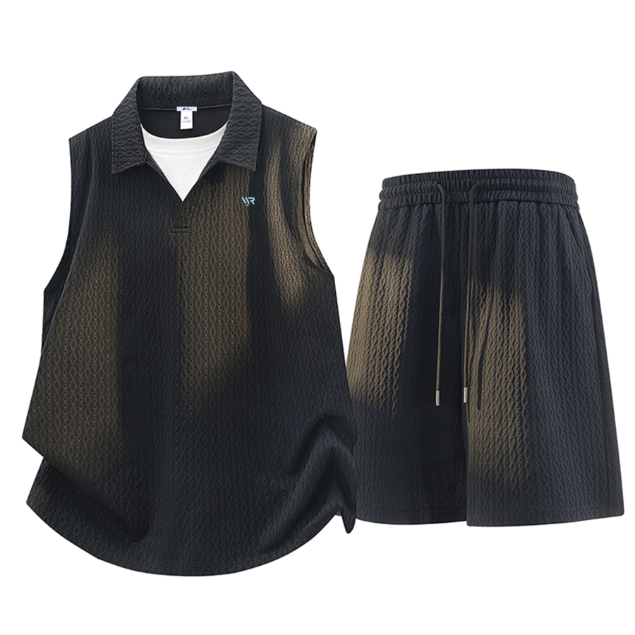 WARRIOR WARRIOR Fitness Sets Unisex Lapel Thin