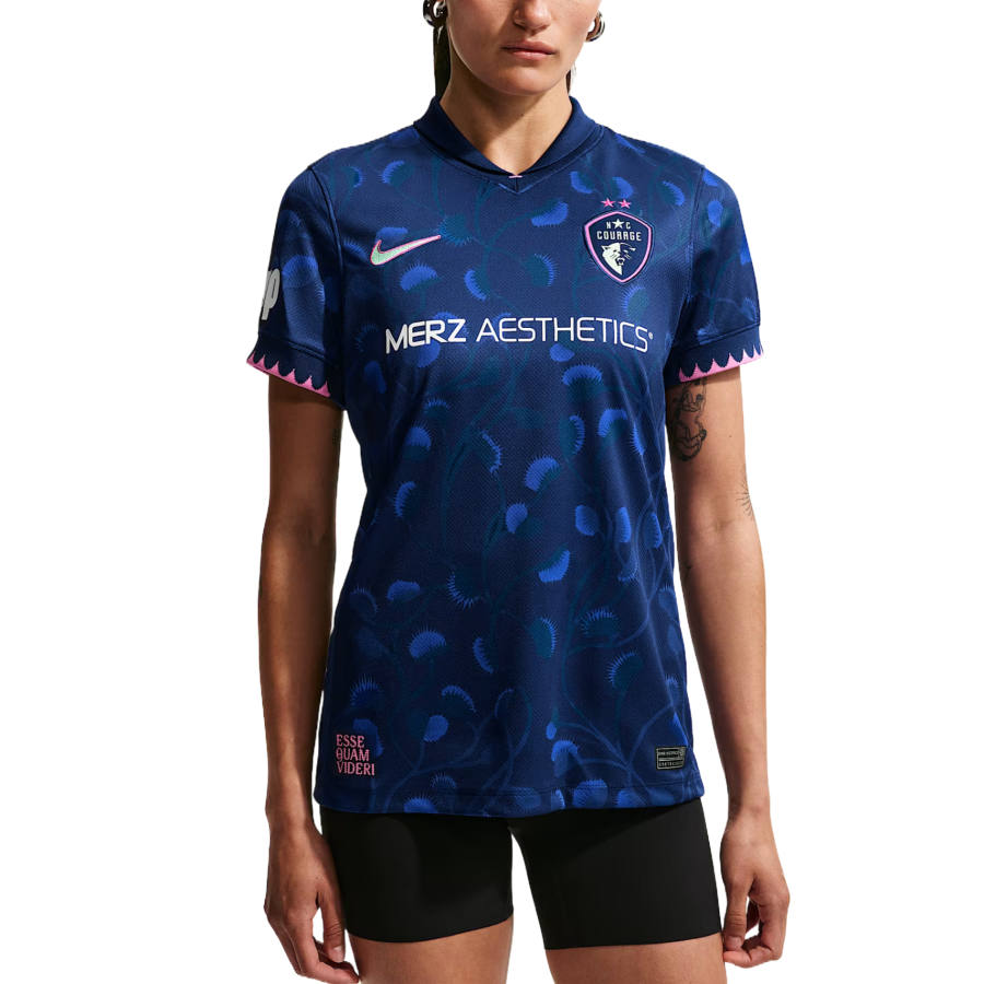 Nike Nike NWSL Soccer Jerseys Women's Blue Void Crew Neck Moderate
