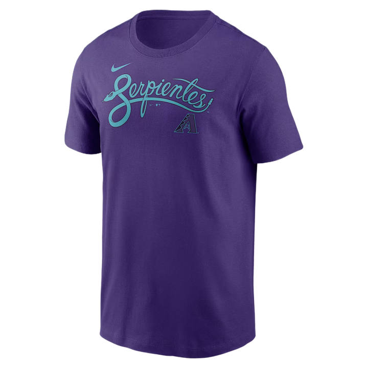 Nike Nike X MLB T Shirts Men's Purple Crew Neck