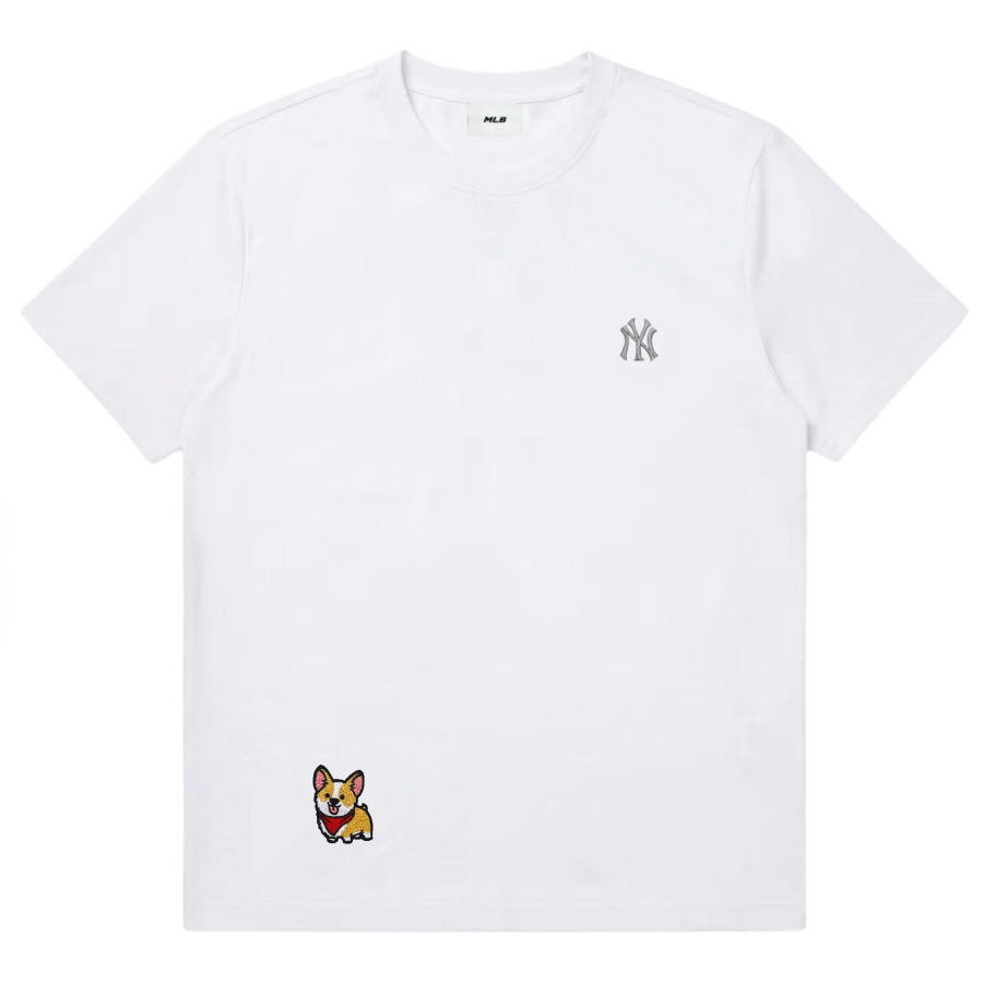 MLB MLB T Shirts Unisex White Crew Neck Moderate Straight Fit