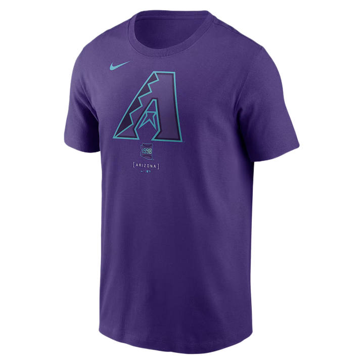 Nike Nike X MLB T Shirts Men's Purple Crew Neck