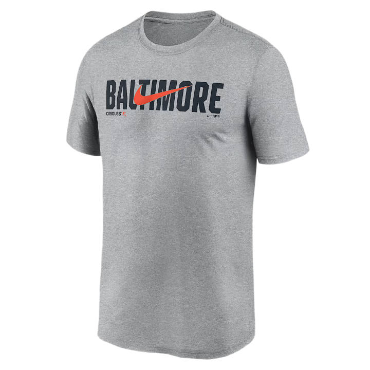Nike Nike Dri Fit T Shirts Men's Gray Heather Crew Neck Moderate