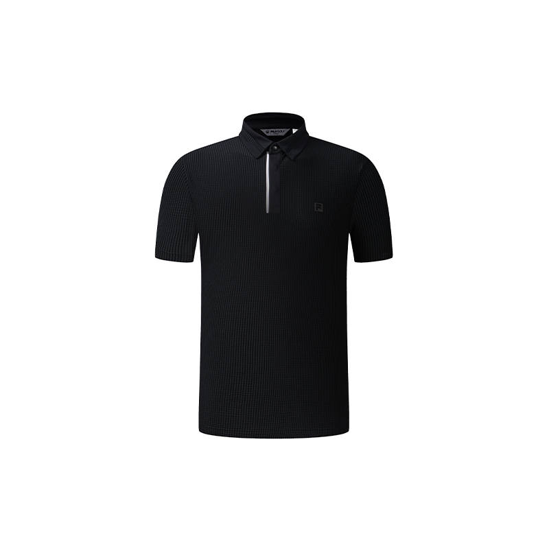FILA Golf Polo Shirts Men's Pitch Black Polo Collar Moderate Other
