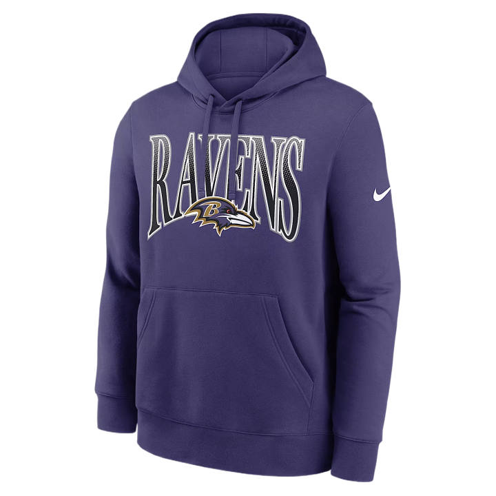 Nike Nike NFL Sweatshirts Men's Purple Hooded Non Detachable Moderate