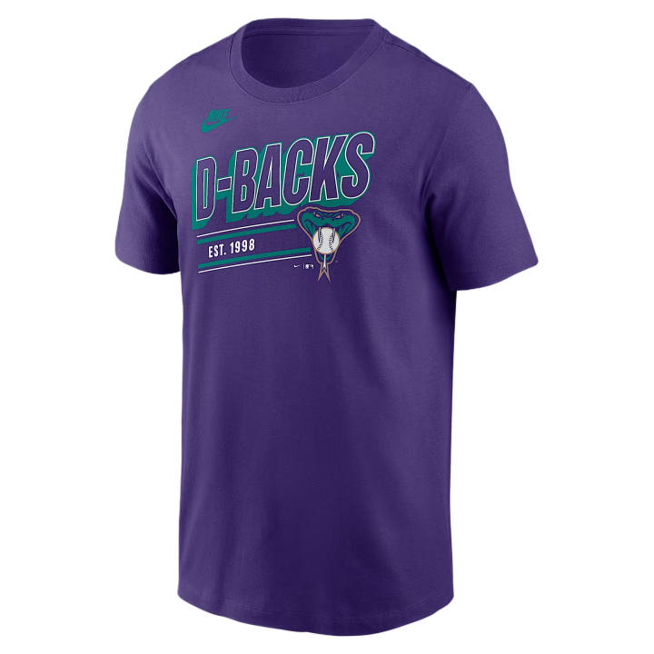 Nike Nike X MLB T Shirts Men's Palace Purple Crew Neck